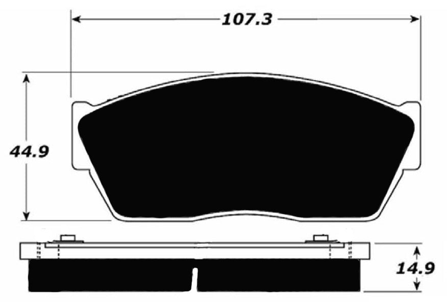 Porterfield Brake Pads for 1983 Honda Civic 1.5L OR 1.6L