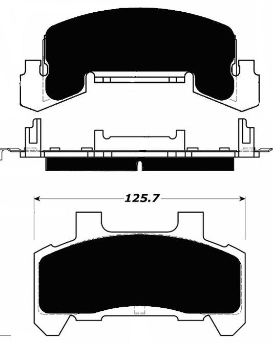 Porterfield Brake Pads for 1984 Chevrolet Cavalier
