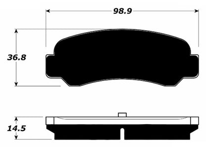 Porterfield Brake Pads for 1984 Toyota Corolla Coupe GTS