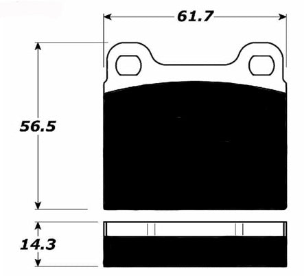 Porterfield Brake Pads for 1971 AUDI Super 90