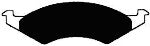 Porterfield Brake Pads for 1988 FORD Taurus Rear Drum w/Phenolic Piston