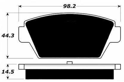 Porterfield Brake Pads for 1992 Mitsubishi Eclipse