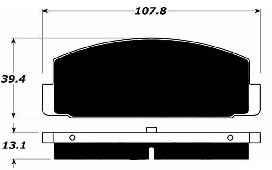 Porterfield Brake Pads for 1986 Mazda RX 7 - 5 Lug