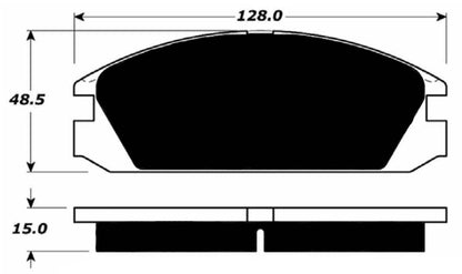 Porterfield Brake Pads for 1989 Honda Accord Coupe DX