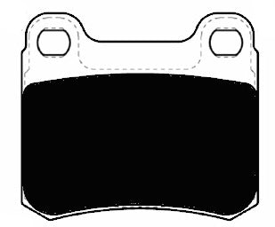 Porterfield Brake Pads for 1985 Mercedes-Benz 190E 2.3L 16V