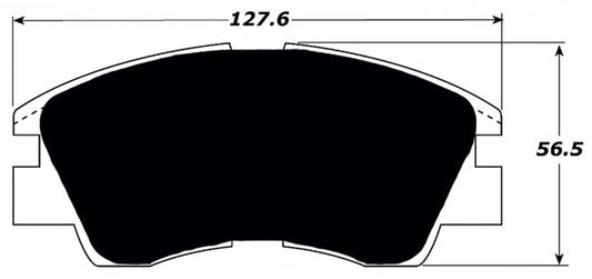 Porterfield Brake Pads for 1990 Mitsubishi Van