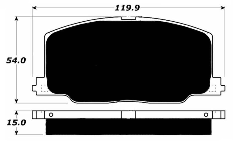 Porterfield Brake Pads for 1989 Toyota Celica GTS w/abs