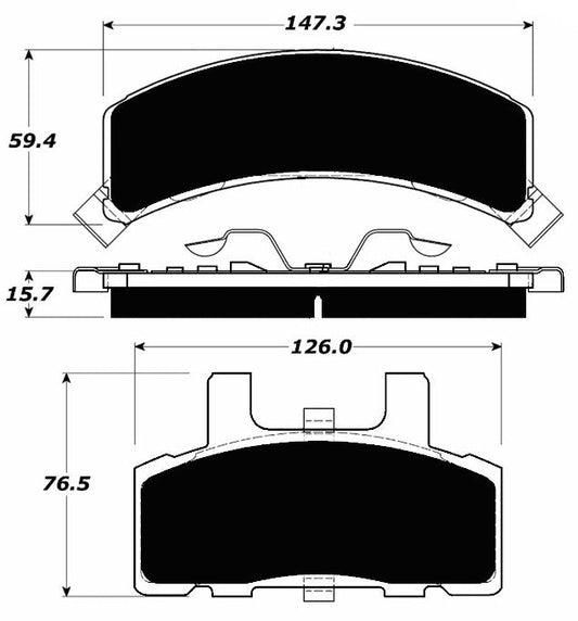 Porterfield Brake Pads for 2002 Chevrolet Astro VAN 4WD