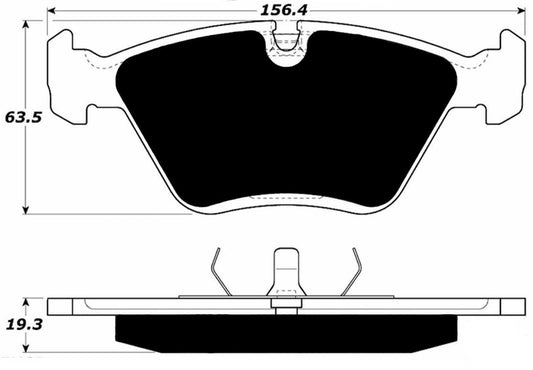 Porterfield Brake Pads for 2003 BMW M3
