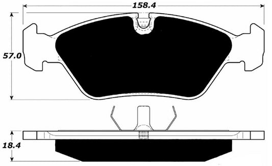 Porterfield Brake Pads for 1984 BMW 633CSI