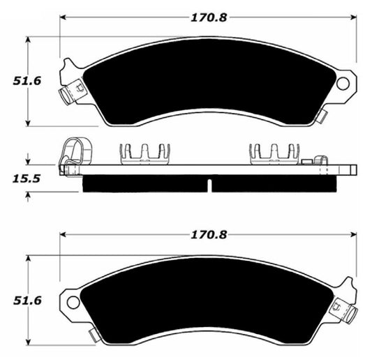 Porterfield Brake Pads for 2003 FORD Mustang Cobra