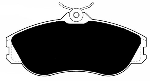 Porterfield Brake Pads for 1994 AUDI V8 Quattro Girling F/Calipers
