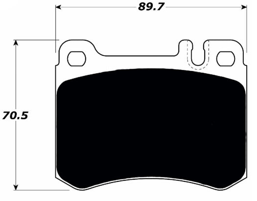 Porterfield Brake Pads for 1986 Mercedes-Benz 560 SL