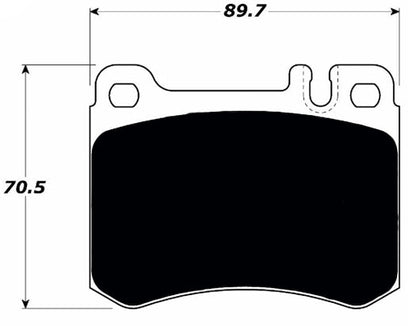 Porterfield Brake Pads for 1988 Mercedes-Benz 560 SL