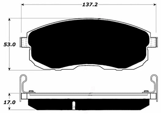 Porterfield Brake Pads for 2004 NISSAN SENTRA 2.5L SE-R