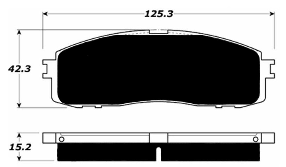 Porterfield Brake Pads for 1986 Toyota Supra
