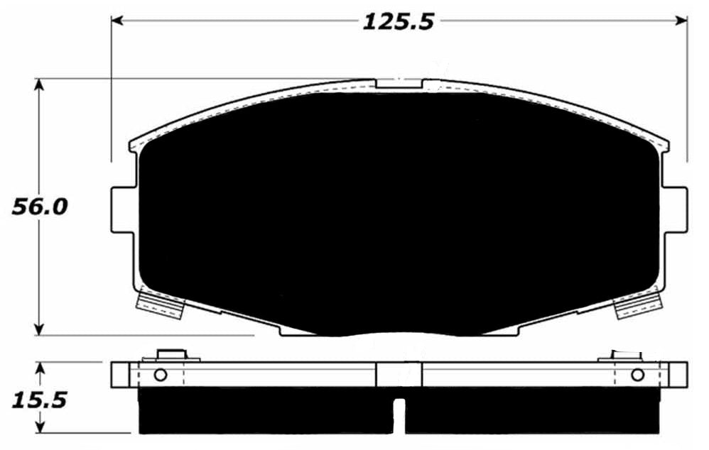 Porterfield Brake Pads for 1990 Toyota Supra