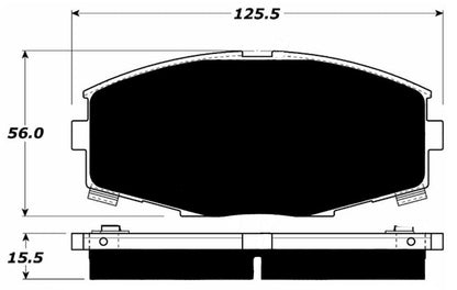 Porterfield Brake Pads for 1990 Toyota Supra