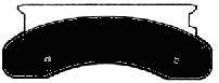 Porterfield Brake Pads for 1992 FORD F250 Pickup 3/4 TON 4WD 12 x 3' Rear Shoe