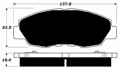 Porterfield Brake Pads for 1995 Honda Accord Coupe 4 Cyl EX