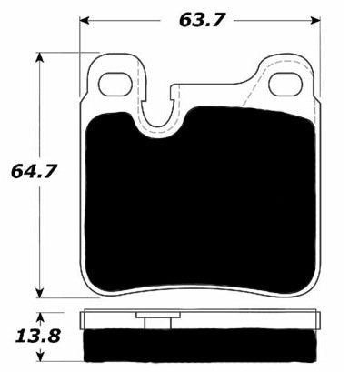 Porterfield Brake Pads for 1991 Porsche 911 Carrera 2