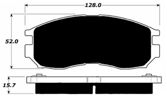 Porterfield Brake Pads for 2005 DODGE STRATUS Coupe - 4 cyl.