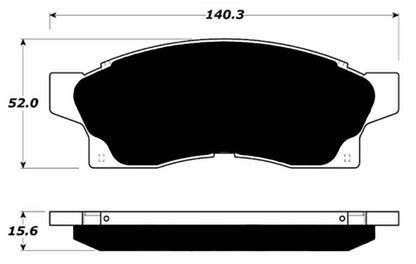 Porterfield Brake Pads for 1991 Toyota MR 2 Turbo