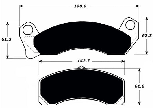 Porterfield Brake Pads for 1984 Mercury Grand Marquis Police