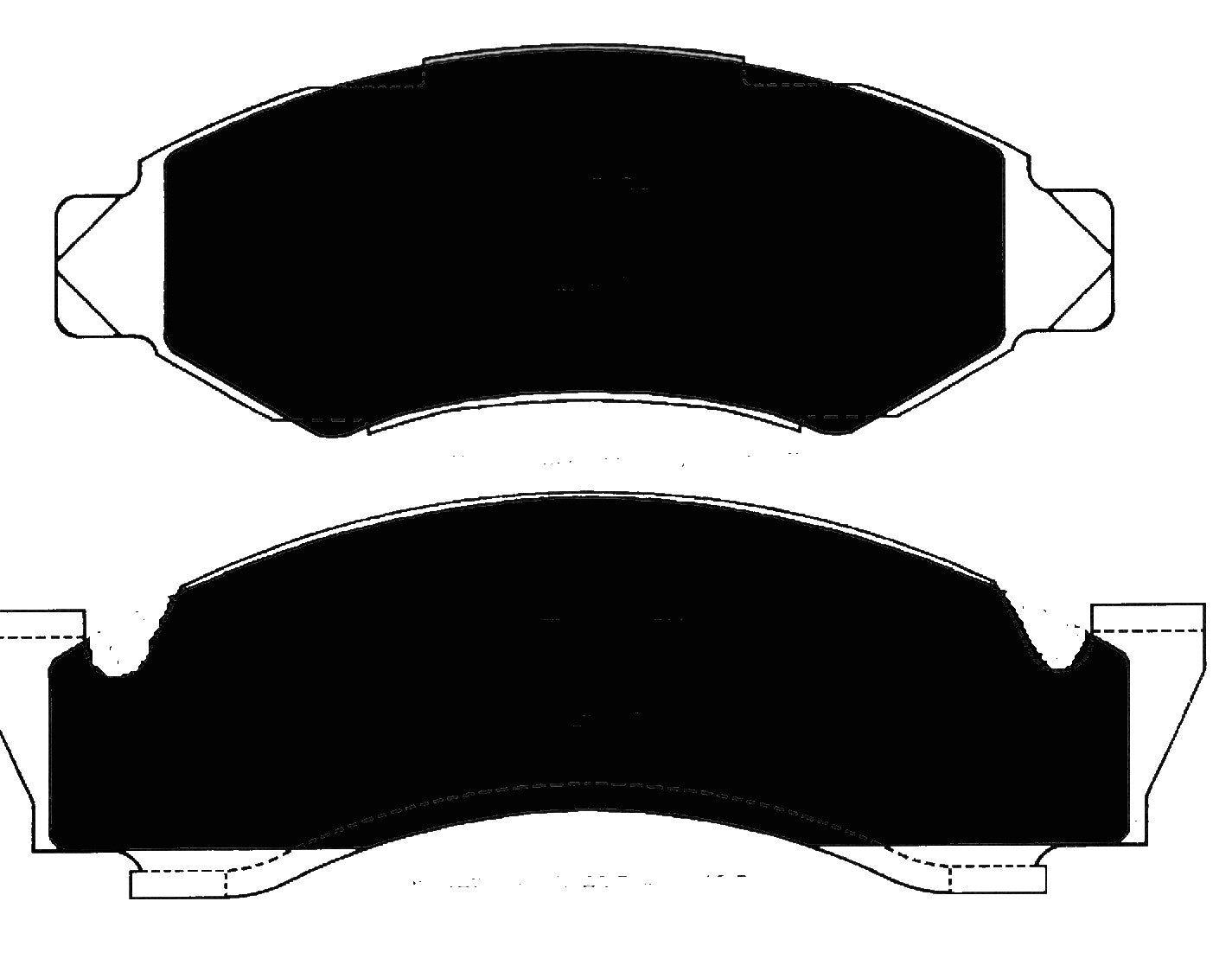 Porterfield Brake Pads for 1981 FORD Bronco
