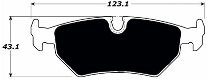 Porterfield Brake Pads for 1994 Jaguar XJ 12