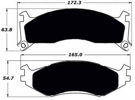 Porterfield Brake Pads for 1991 Plymouth Sundance