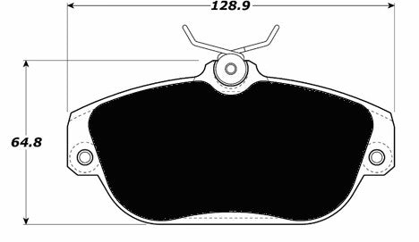 Porterfield Brake Pads for 1997 Volvo S90