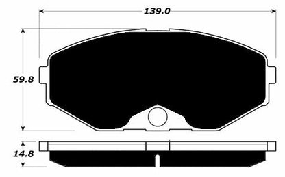 Porterfield Brake Pads for 1993 Infiniti J30