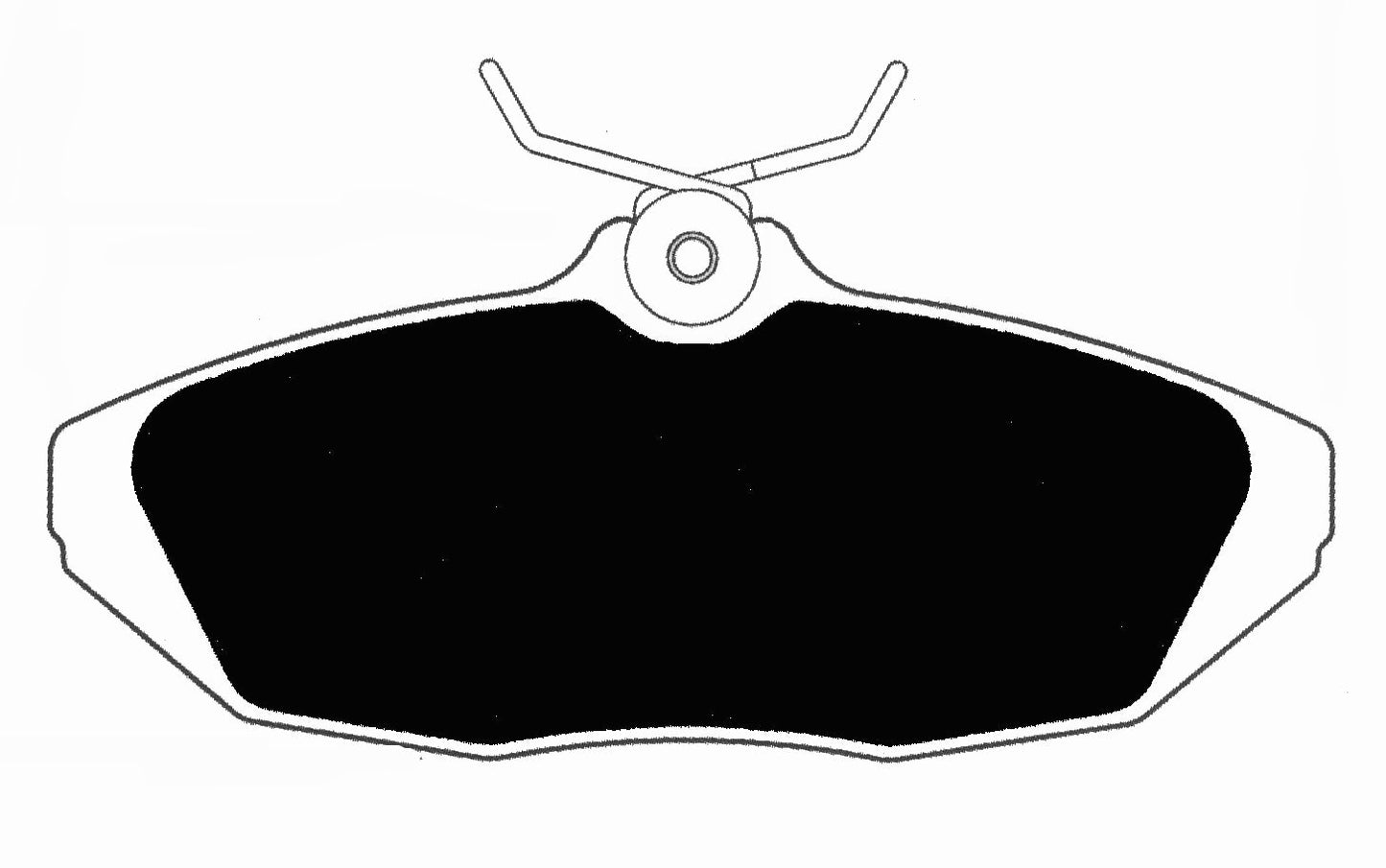Porterfield Brake Pads for 1996 Mercury Cougar w/Rear Discs