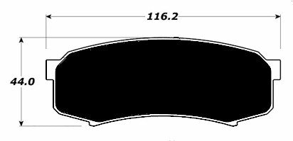 Porterfield Brake Pads for 2004 LEXUS GX 470