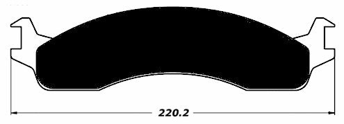 Porterfield Brake Pads for 1995 FORD F250 Pickup 3/4 TON 4WD 12 x 3' Rear Shoe