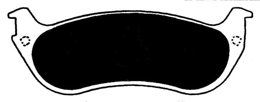 Porterfield Brake Pads for 2001 Mercury Grand Marquis - w/ Phenolic Pist