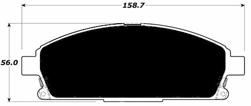 Porterfield Brake Pads for 2003 Acura MDX