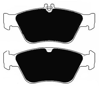Porterfield Brake Pads for 2004 MERCEDES-BENZ SLK230 2 Pin Pad Rear Caliper