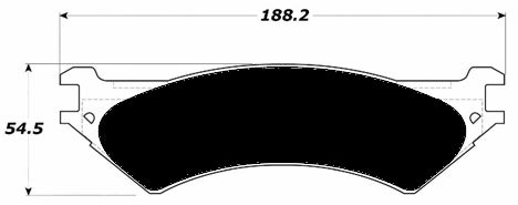 Porterfield Brake Pads for 2004 FORD F150 2WD Heritage Rear Disc 8 Lug