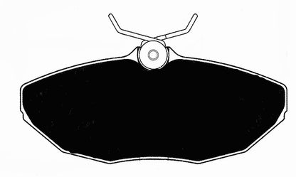 Porterfield Brake Pads for 2001 Dodge Viper