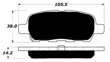 Porterfield Brake Pads for 2003 Nissan Altima