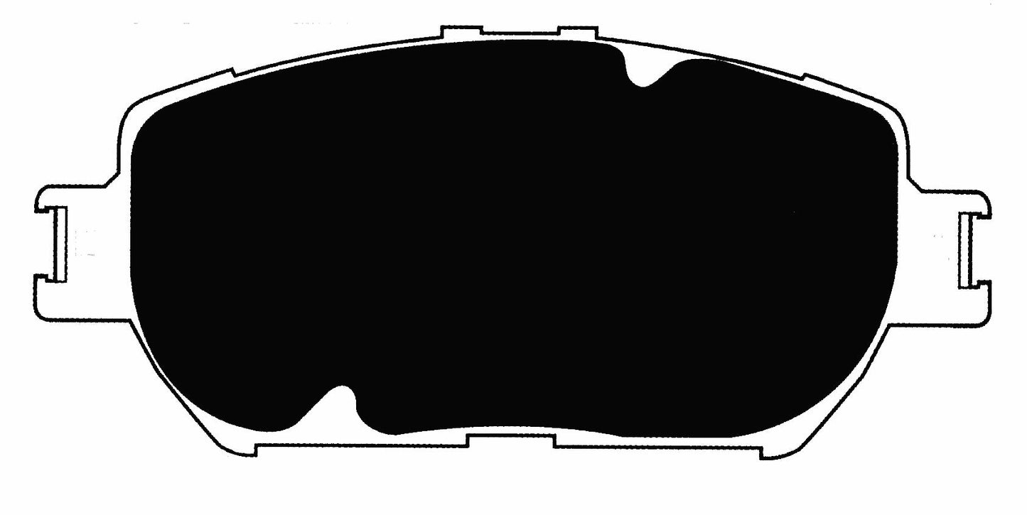 Porterfield Brake Pads for 2002 Toyota Camry 4 Cyl w/Rear Drums