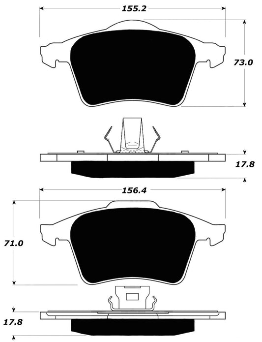 Porterfield Brake Pads for 2009 MAZDA 3 Mazdaspeed