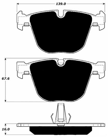 Porterfield Brake Pads for 2002 BMW 745Li