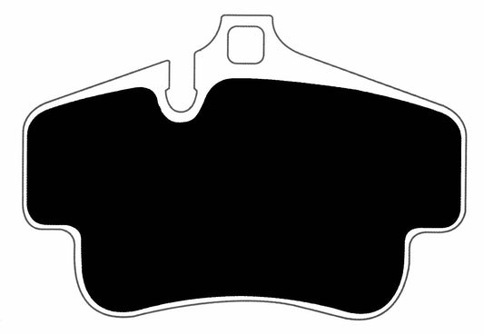 Porterfield Brake Pads for 2003 PORSCHE 911 Turbo w/Ceramic Discs