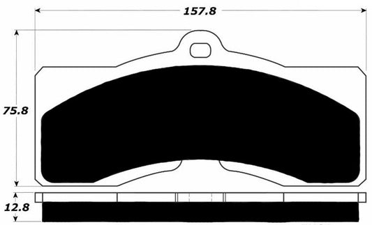 Porterfield Brake Pads for 1964 Chevrolet Corvette Single Pin