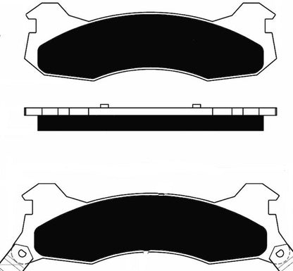 Porterfield Brake Pads for 1984 FORD Mustang SVO
