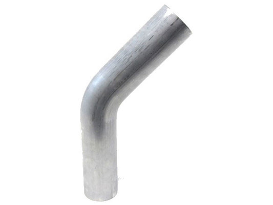 HPS Performance Products HPS 3-1/4" OD 45 Degree Bend 6061 Aluminum Elbow Pipe Tubing w/