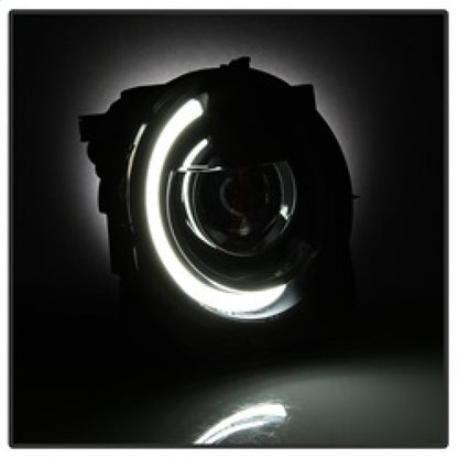 SPYDER xTune 15-17 Jeep Renegade Light Bar DRL Projector Headlights -Black (PRO-JH-JREN-LBDRL-BK) 9039720